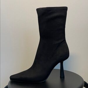Steve Madden Black Heeled Boots